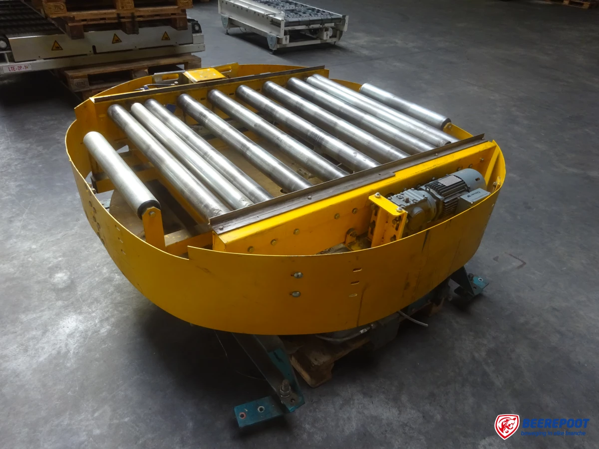 Roterende rollenbaanwissel